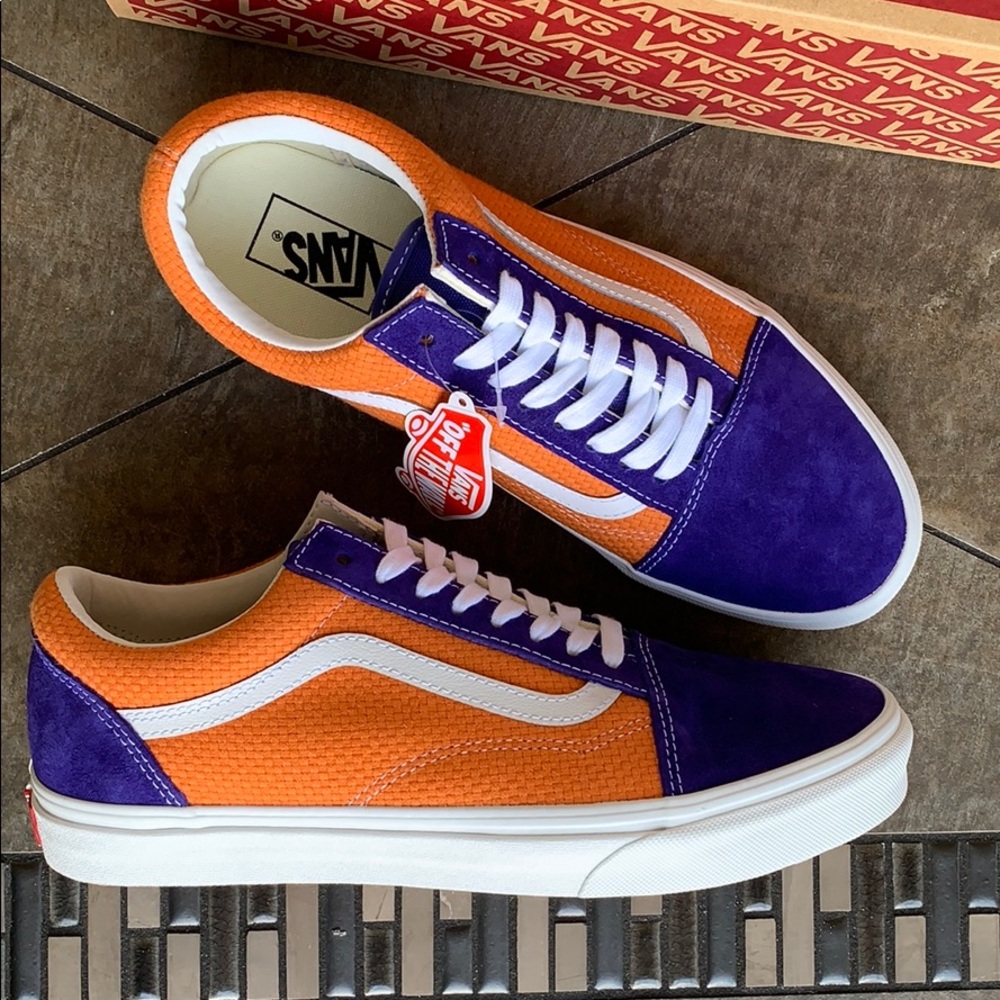 VANS OLD SKOOL P&C Bl/Apricot Buff - Picture 15 of 16